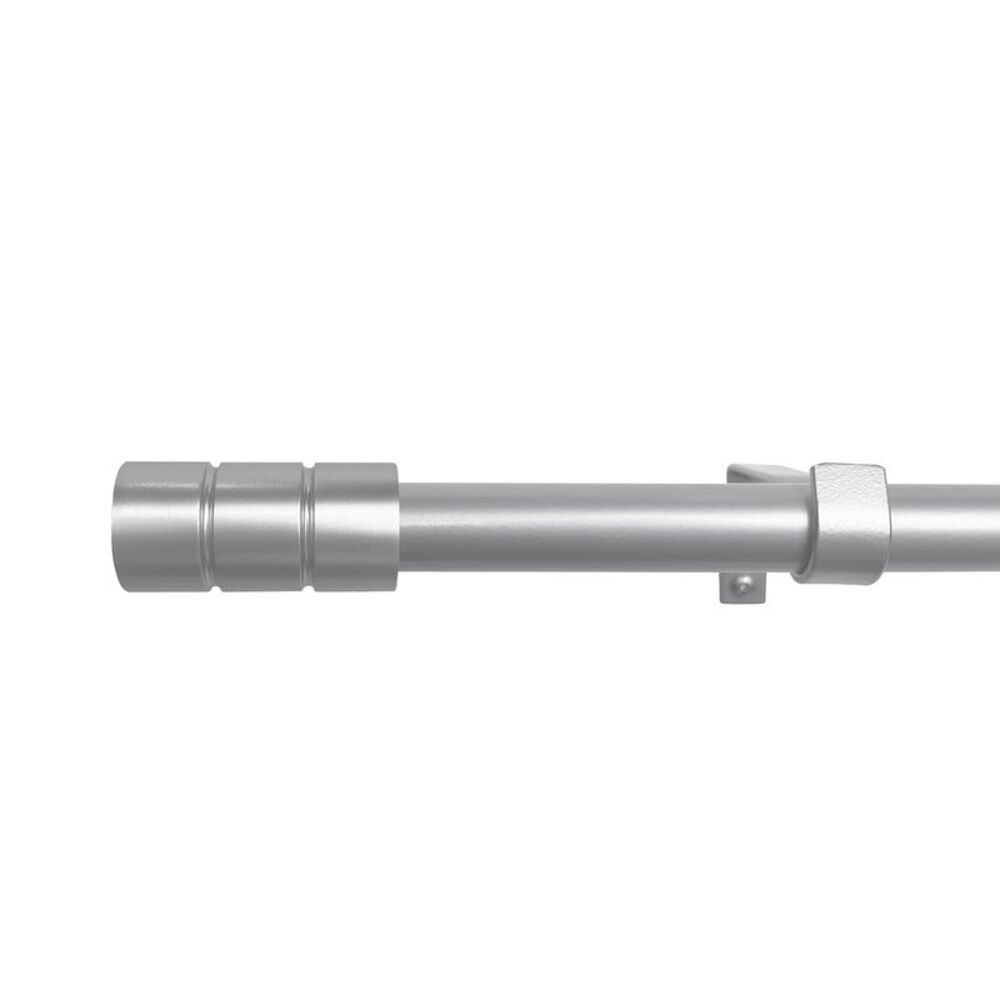 A&F Rod Decor - Gabe Curtain Rod 66-120 inch - Satin Nickel